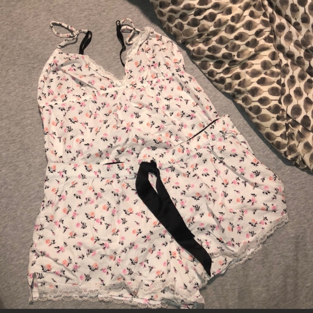 Victoria Secret floral print pjs